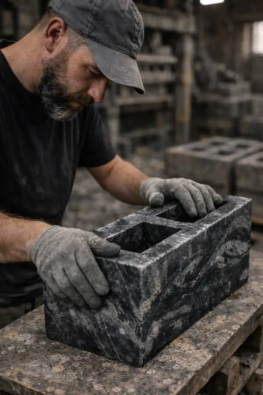 Формование под прессом — производство блоков