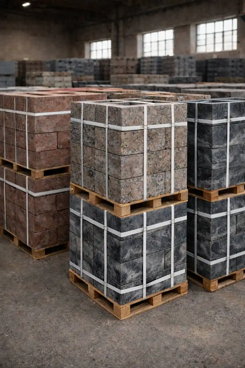 Склад и готовая продукция — блоки для забора «Фабрика Блоков»