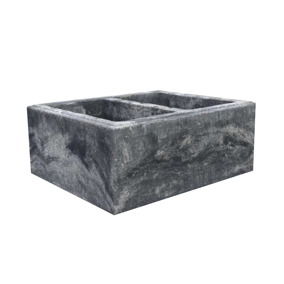 Большой Блок Серый мрамор