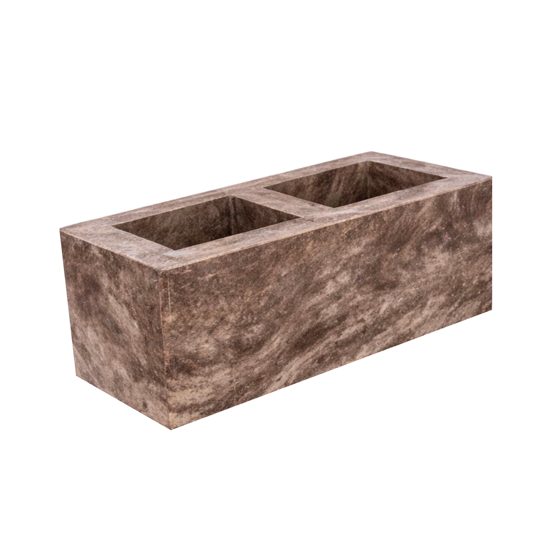 Стандартный Блок Коричневый мрамор