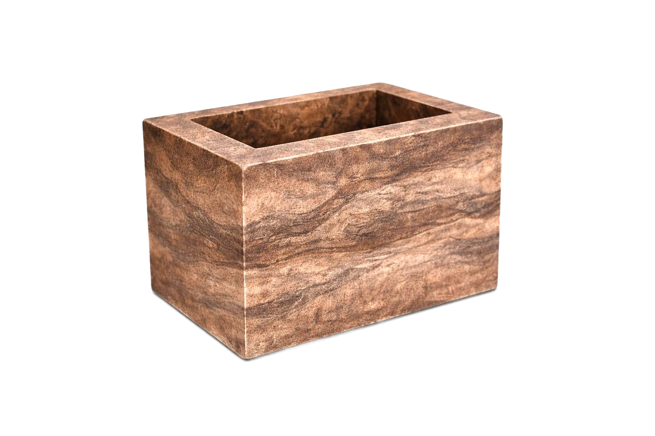 Маленький блок Коричневый мрамор