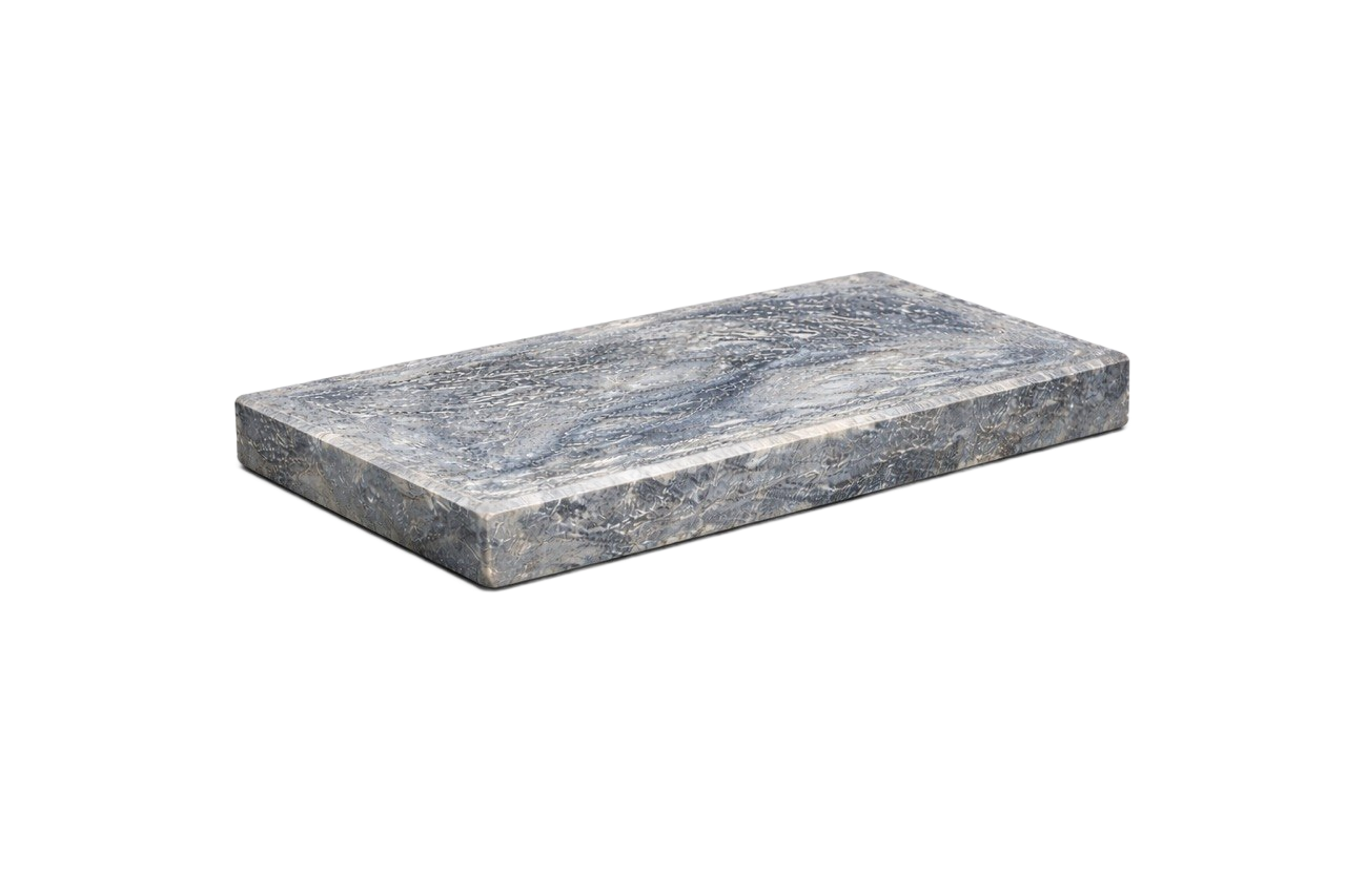 Маленькая крышка Серый мрамор