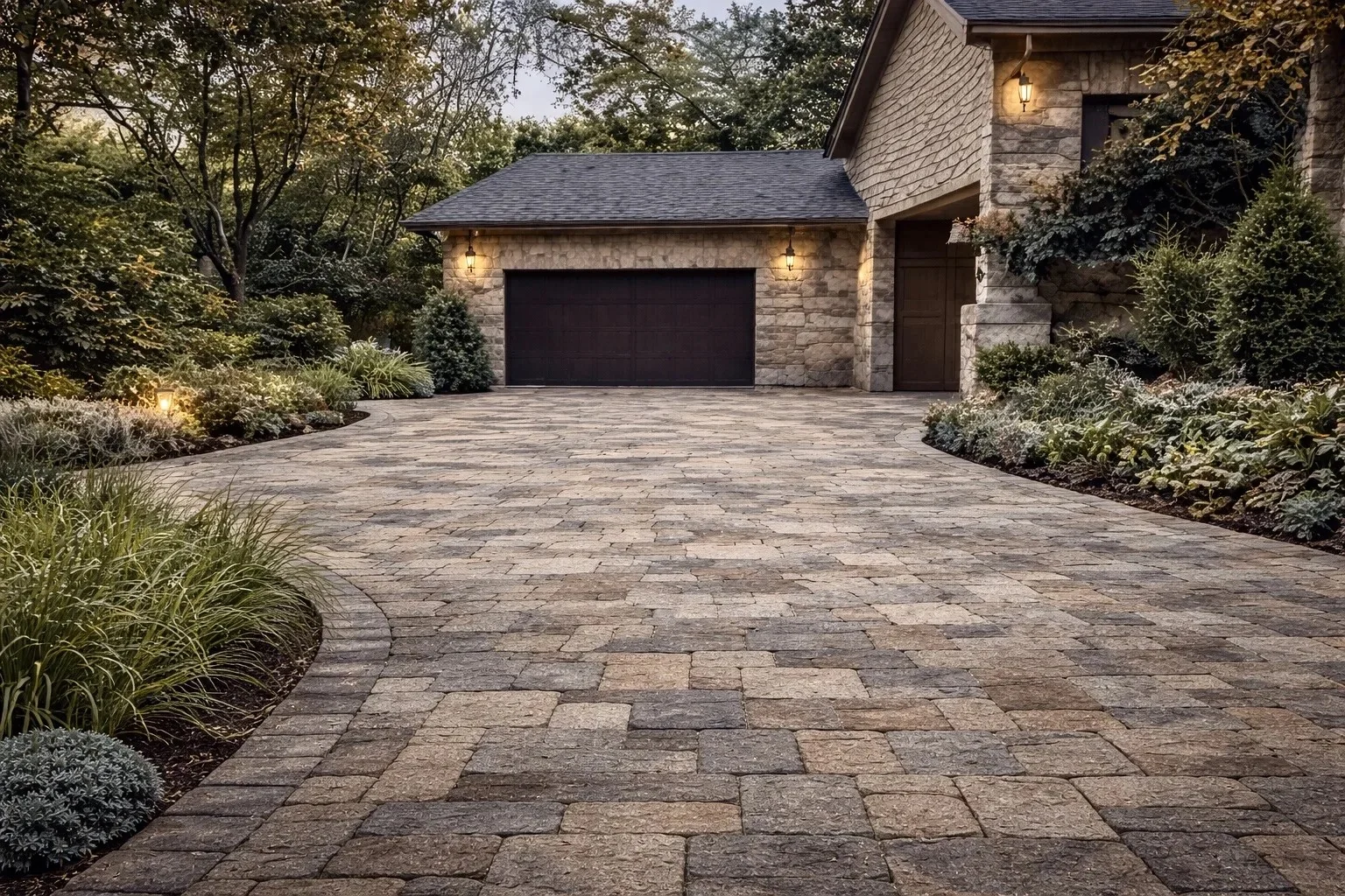 Двор частного дома