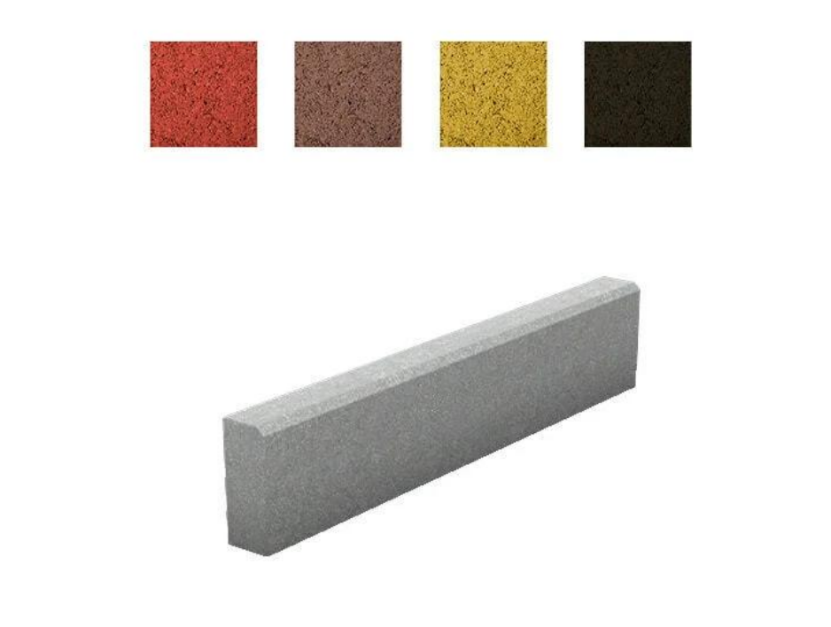 Бордюр садовый полуметровый вибропрессованный